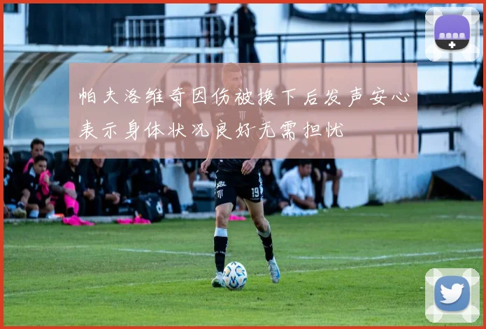帕夫洛维奇因伤被换下后发声安心表示身体状况良好无需担忧